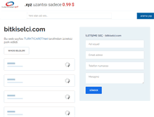 Tablet Screenshot of bitkiselci.com
